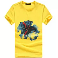 graffiti dsquared2 short t-shirt flower print